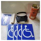 Handicapped Signs Jewelers Hat And More