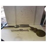 Brass Boat Propeller, Lawnmower Blade And Gun
