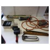 Welding Electrodes, Extension Cord, Pry Bars,