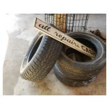 Tires And All Repairs Cash Sign