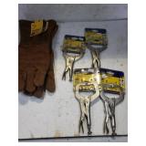 Welding Gloves,  And Irwin Vise Grips