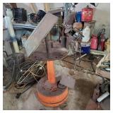 Homemade Work Bench With Contents