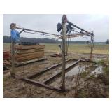 Vintage 4 Post Car Lift, Stored Inside Until