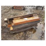Pile Of Cut 2x8s Longest Is 45", Stored Inside