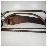 3 Handsaws One With Leather Holder