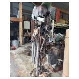 Shop Cart With Contents To Include Welding Hats,