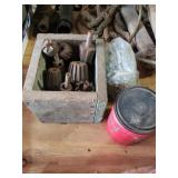 Nuts, Barbed Nipper And Drill Bits