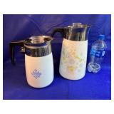Vintage Corning Percolators Regular & Floral