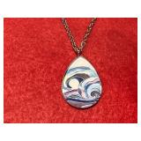 Magical Seascape Stainless Steel Necklace