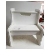 White Step Stool