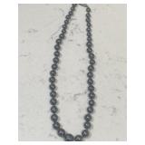 Vintage Hematite Bead Necklace