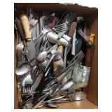 Assorted Flatware And Kitchen Utensils