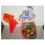 Water Sprinkler, Squirt Guns, Cones, Kicking Tee