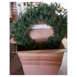 Lighted Christmas Wreath