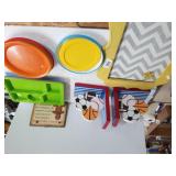 Sports Bookends, Plastic Tray. & More