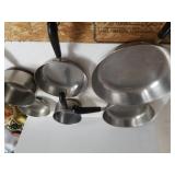 Revere Ware Pots, Skillets