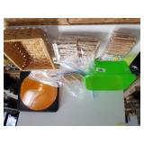 Clothespins, Square Basket, Bucket, Magnifier