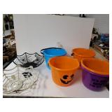 Halloween Buckets And Novelty Candy Basket