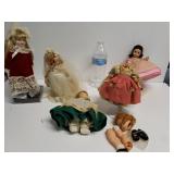 Assorted Vintage Dolls. One Needs Repair