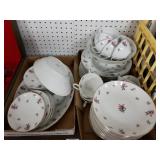 63 Piece Rose Chintz China