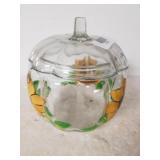 Sunflower Painting On Clear Glass Pumpkin