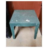 Plastic Patio End Table