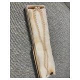 Antique Pearl Necklace w/box