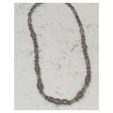 Vintage Amber Colored w/Gold Tone Fittings