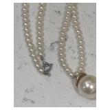 Vintage Pearl Bead Necklace