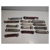 Vintage Beer Advertising Bottle Openers