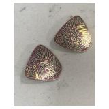 Isle of Skye - Designer Signed Clip On Earrings