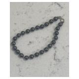 Vintage Hematite Bead Bracelet