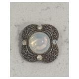 Antique Moonstone Brooch