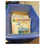 Tote With Assorted Music Books