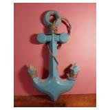 Wooden Anchor Wall Hanging