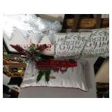 Christmas Pillow,  Signs