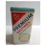 Premium Saltines Tin Container