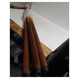 Dufferin 1 Piece Pool Cues(4)