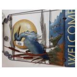 Metal Welcome Sign