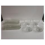 Desert Cups And Corn On The Cobalt Dishes