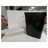 Trash Can And Sterilite Storage Container