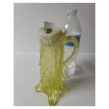 Antique Northwood Vase. Has Been Repaired