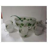 Punch Bowl And Cups