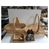 Decorative Baskets And Napkin Holder