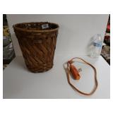 Waste Basket And Extension Cord