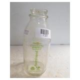 Trickling Springs Glass Milk Bottle