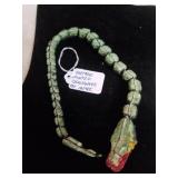 Vintage Jointed Chalkware Toy Snake