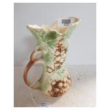 Vintage McCoy Grape Leaf Vase/pitcher