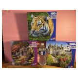 3 NEW Puzzles Never Opened