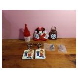 Miscellaneous Pins and Keychains (Minnie is a